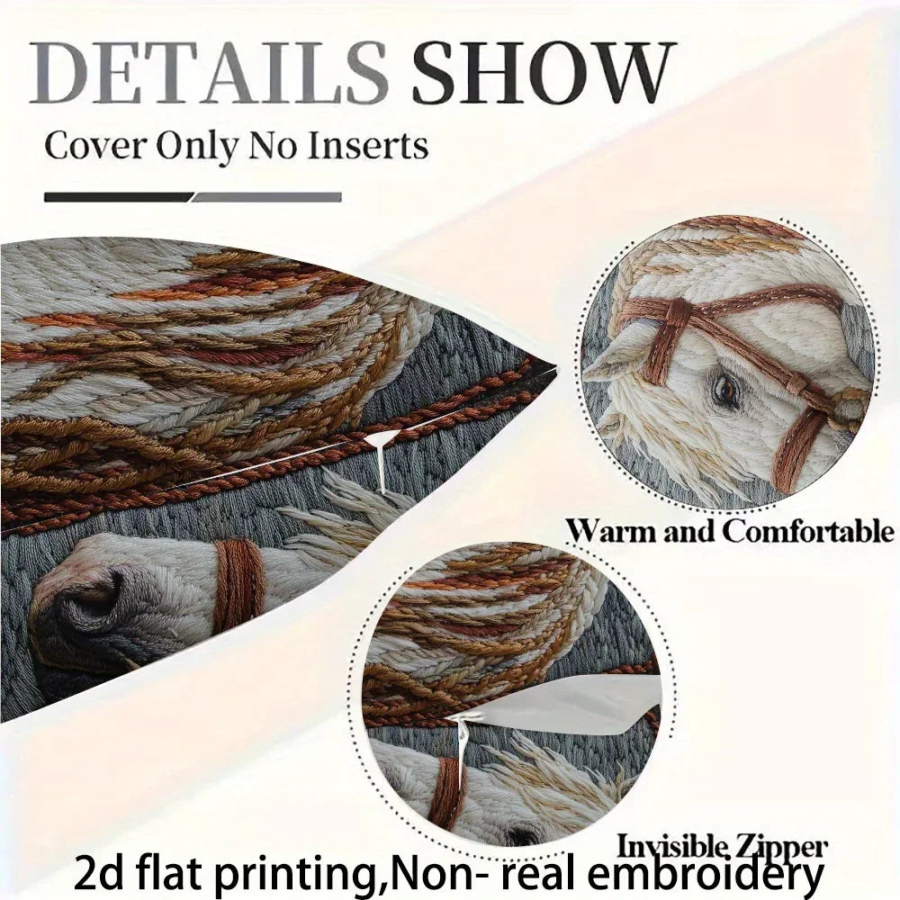 Pillowcase - Plush White 45x45cm