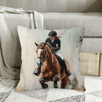 Pillowcase - Soft Plush Horse 45x45cm