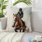Pillowcase - Soft Plush Horse 45x45cm