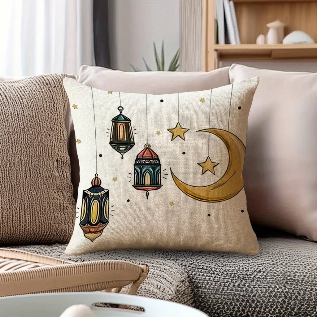Pillowcase - Vintage Cotton Star Print
