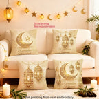 Pillowcase - Zipper Polyester Star Moon