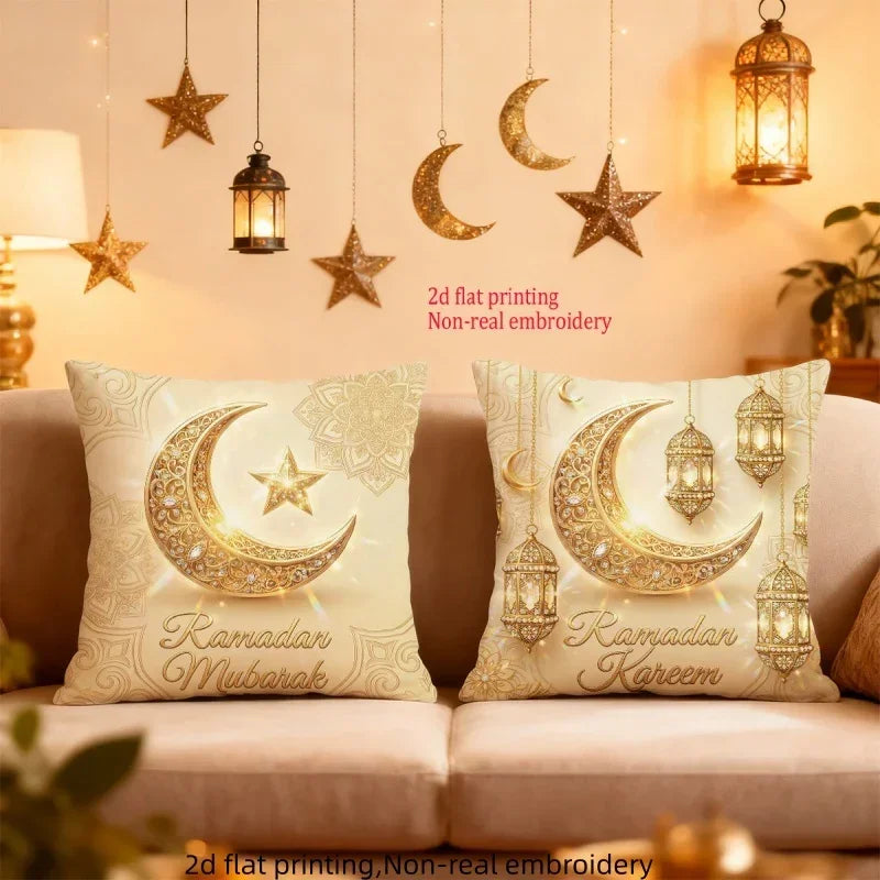 Pillowcase - Zipper Polyester Star Moon