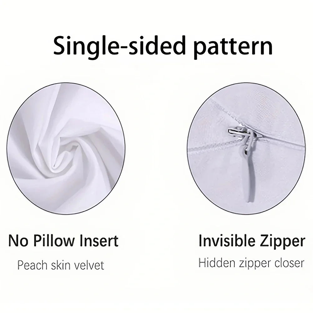 Pillowcase - Zipper Polyester Star Moon