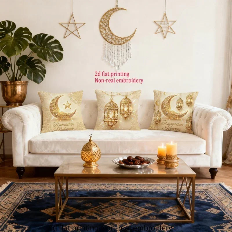 Pillowcase - Zipper Polyester Star Moon