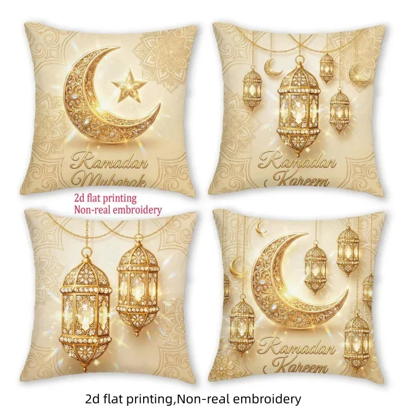 Pillowcase - Zipper Polyester Star Moon