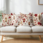 Pillowcases - Traditional Cotton Red 45cm