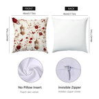 Pillowcases - Traditional Cotton Red 45cm