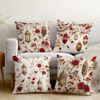 Pillowcases - Traditional Cotton Red 45cm