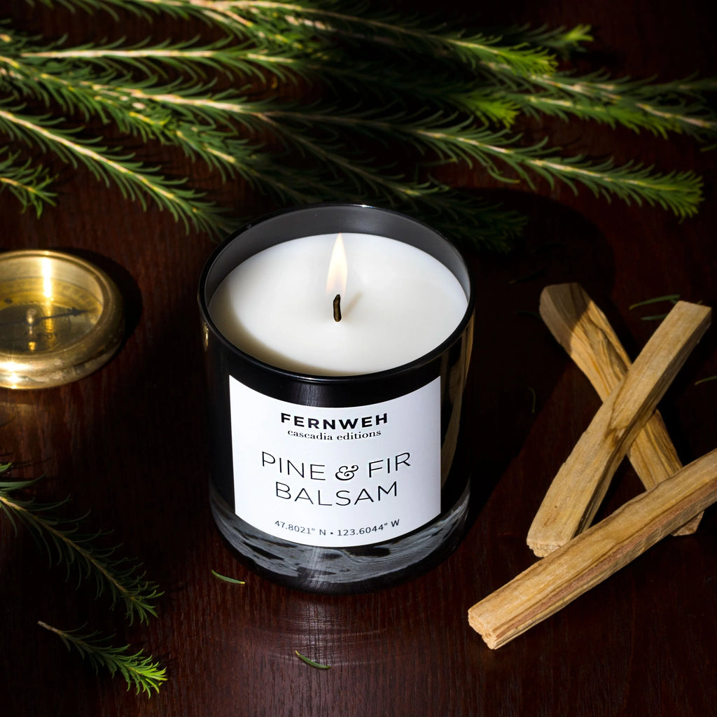 Pine & Fir Balsam Scented Soy Candle Fernweh Editions
