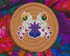 Pink Berries Ojibwe Floral Sticker Bizaanide'ewin