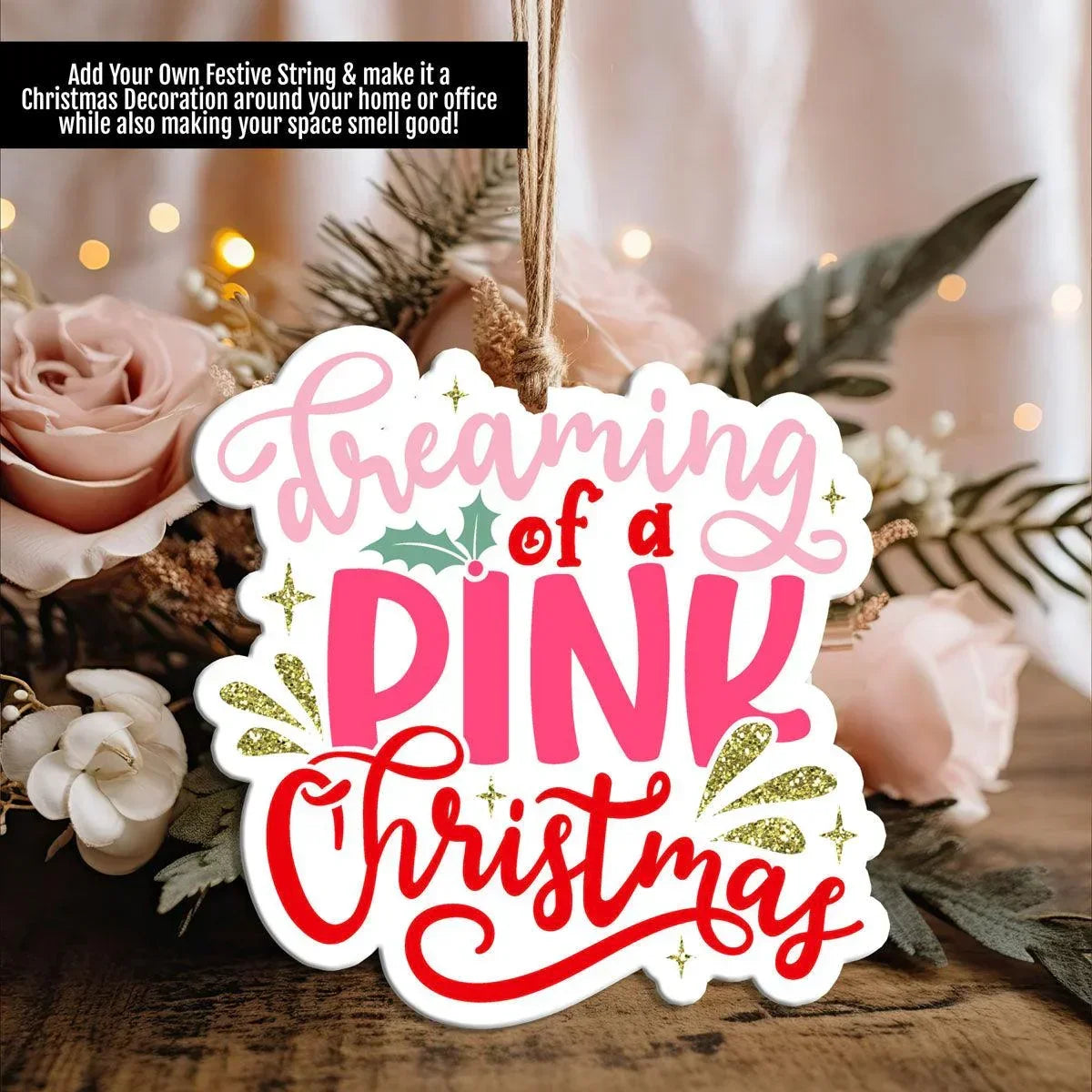 Pink Christmas Freshie Gia Roma