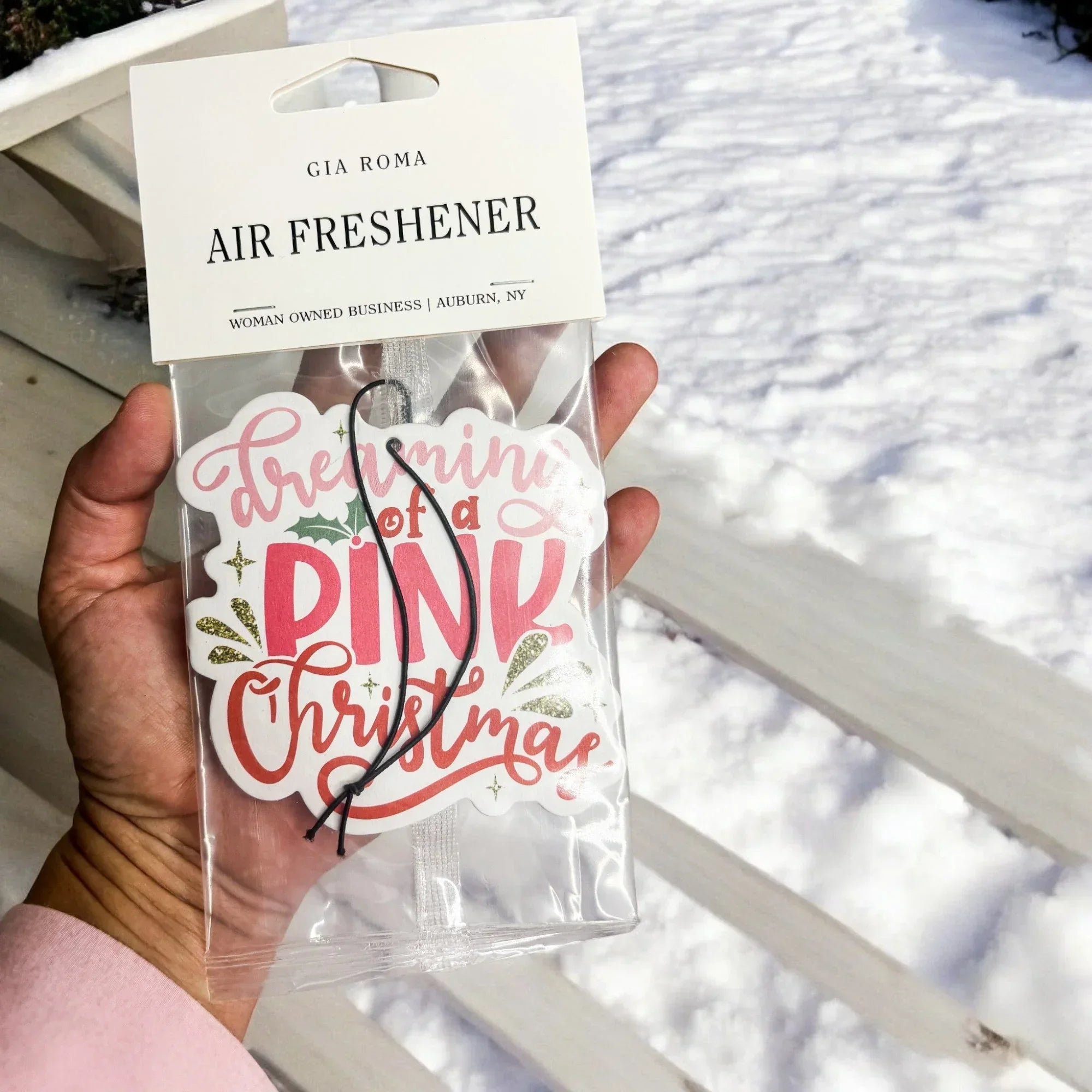 Pink Christmas Freshie Gia Roma