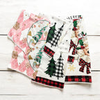 Pink Christmas Hand Towel Gia Roma