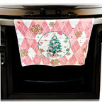 Pink Christmas Hand Towel Gia Roma