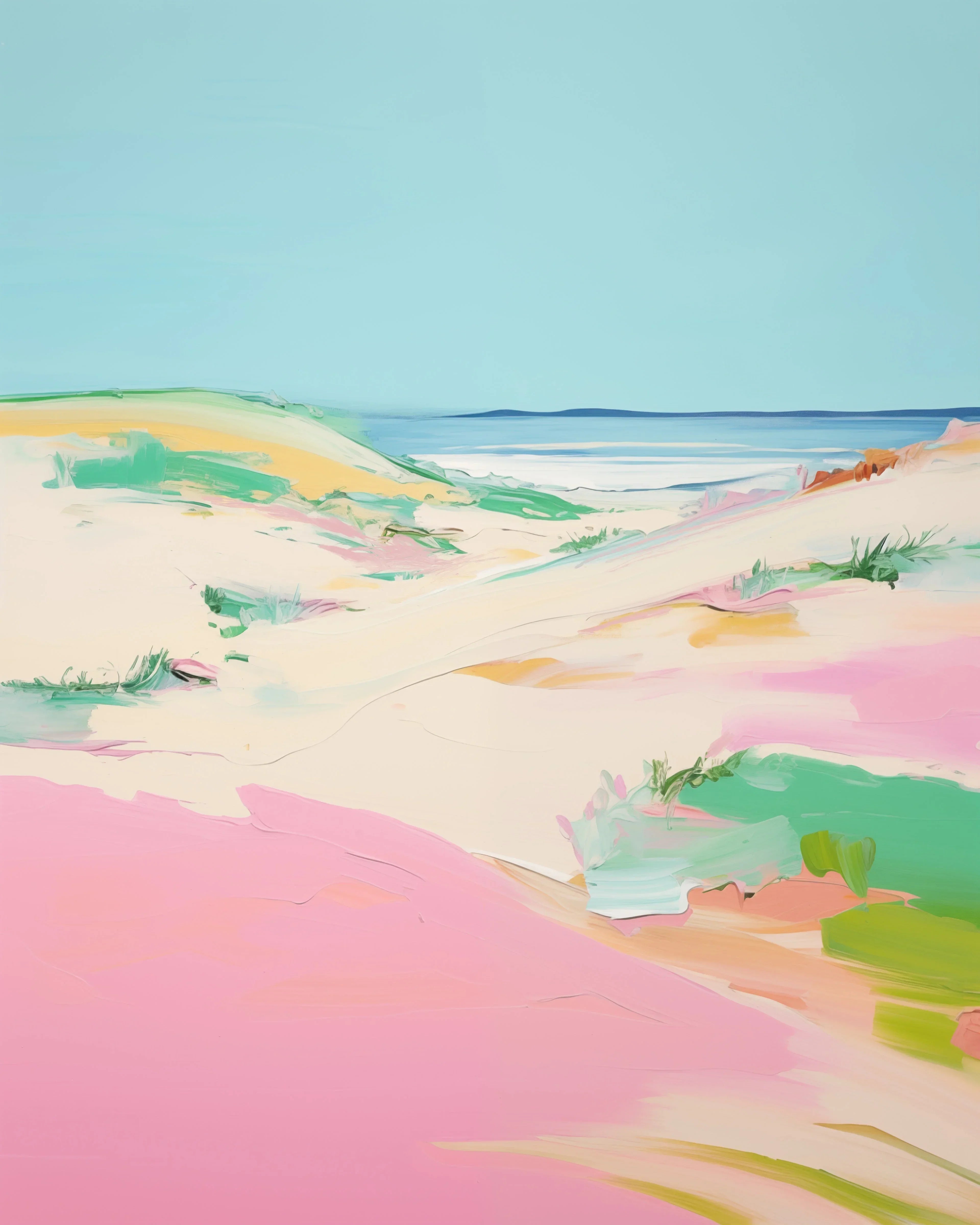 Pink Dunes – Fine Art Print