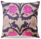 Canvello Earth Tones Pink Pillows with Luxury Decorative Cover - 16x16 in, front view - House Of Avana