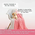 Dada Bedding Luxury Blossom Pink Rose Buds Pink Sherpa Backside Faux Fur Throw Blanket (bl-171752),... - House Of Avana