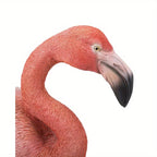 Standing Pink Flamingo Handcrafted Statue - House Of Avana