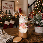 Vintage Pink Santa 17oz