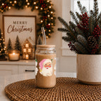 Vintage Pink Santa 17oz