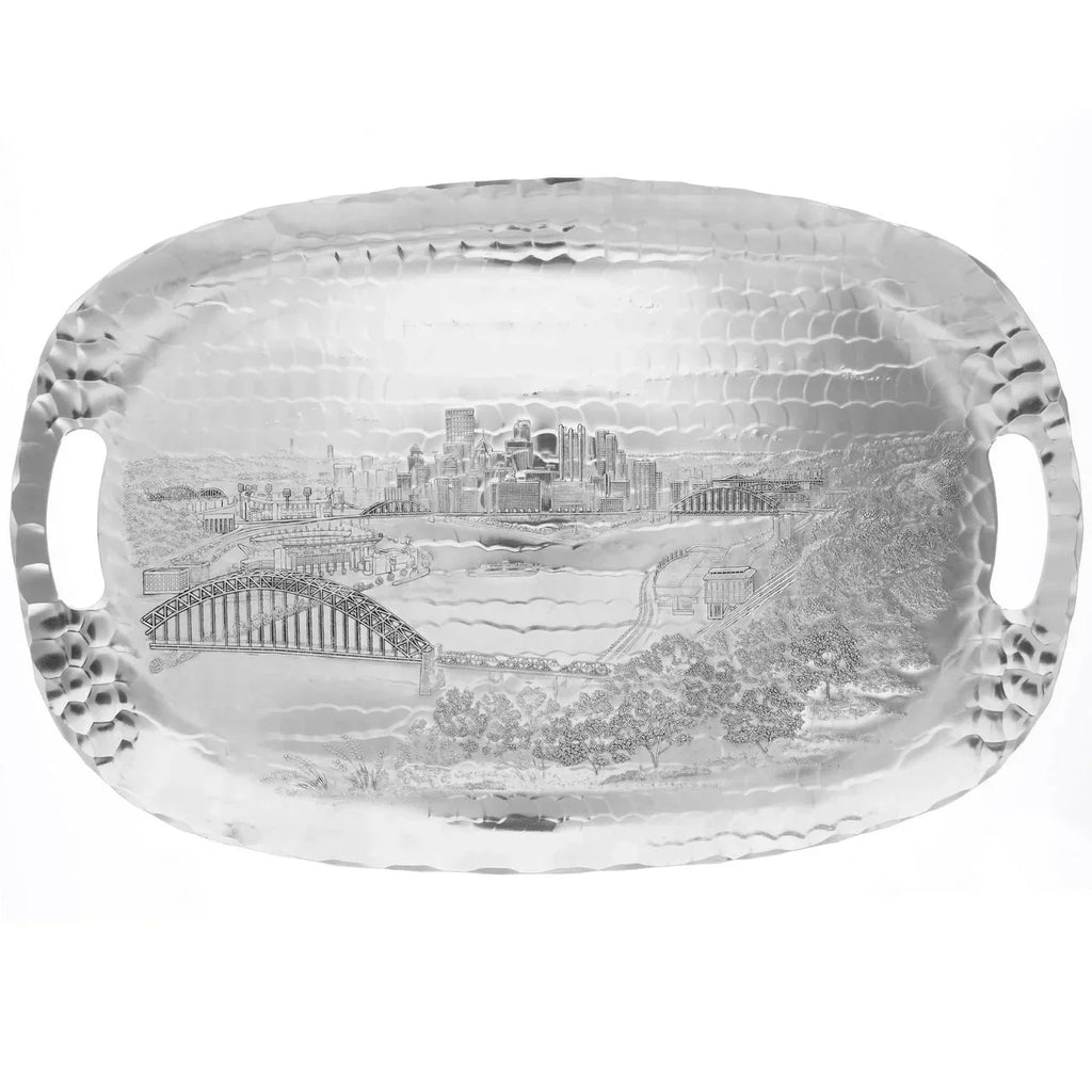 Pittsburgh Skyline Luncheon Tray