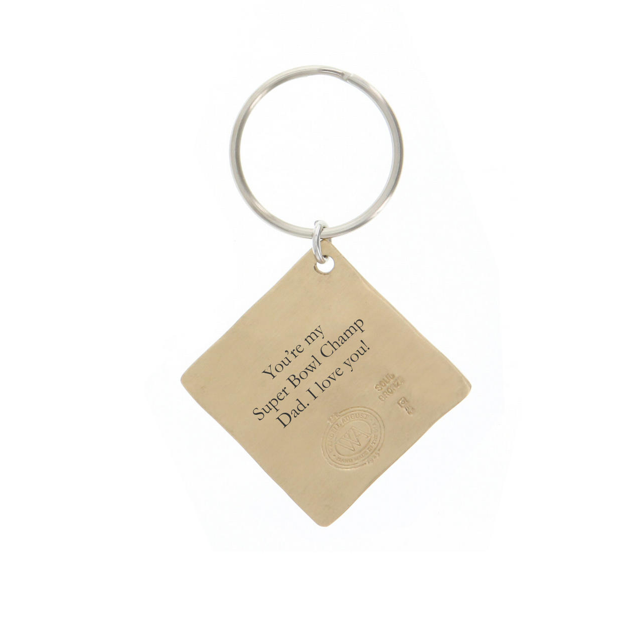 Pittsburgh Steelers Logo Key Chain (Bronze)