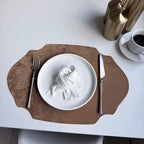 Placemats - Double-sided PU Leather Oval