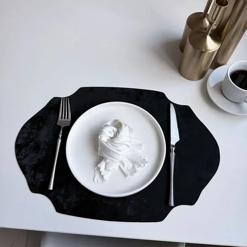 Placemats - Double-sided PU Leather Oval