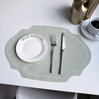 Placemats - Double-sided PU Leather Oval