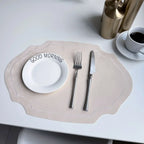 Placemats - Double-sided PU Leather Oval