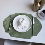 Placemats - Double-sided PU Leather Oval