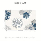 S/1 Set Linen Placemats, Floral Pattern Placemats, Table Decor, Home Decor, Party Catering Decor,... - House Of Avana