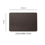 Placemats - Heat Insulated Brown Leather