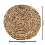 Placemats - Heat Resistant Woven Wood Round
