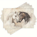 Placemats - Horse Art Cotton 12x18-inch