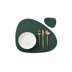 Placemats - Oil-Proof PU Leather Cream Set