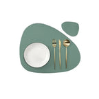 Placemats - Oil-Proof PU Leather Cream Set
