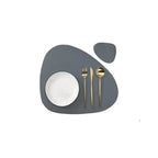 Placemats - Oil-Proof PU Leather Cream Set
