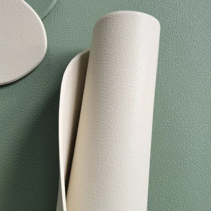 Placemats - Oil-Proof PU Leather Cream Set