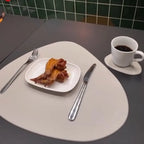 Placemats - Oil-Proof PU Leather Cream Set