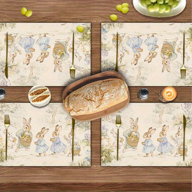 Placemats - Washable Multi-Color Set