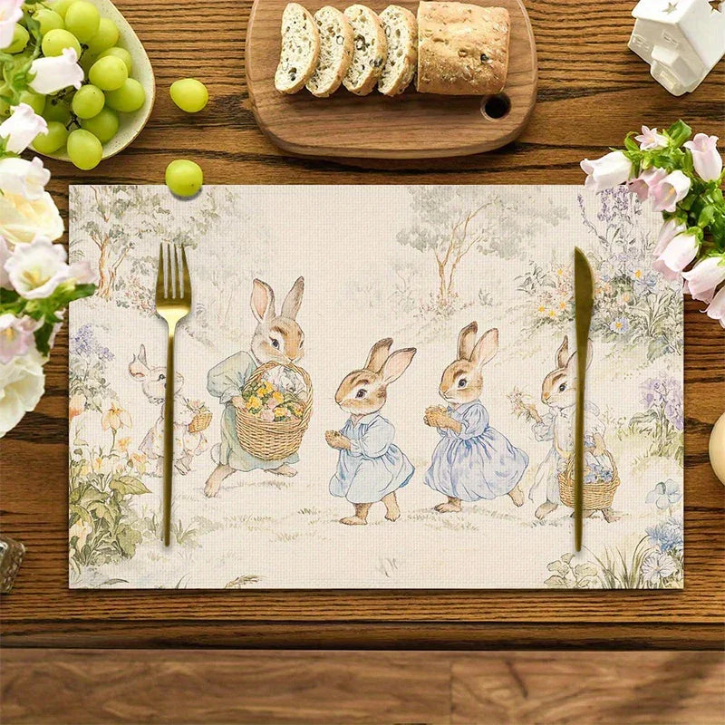 Placemats - Washable Multi-Color Set