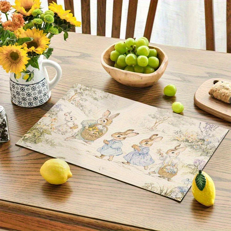 Placemats - Washable Multi-Color Set