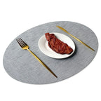 Placemats - Waterproof Metal PVC Non Slip