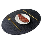 Placemats - Waterproof Metal PVC Non Slip