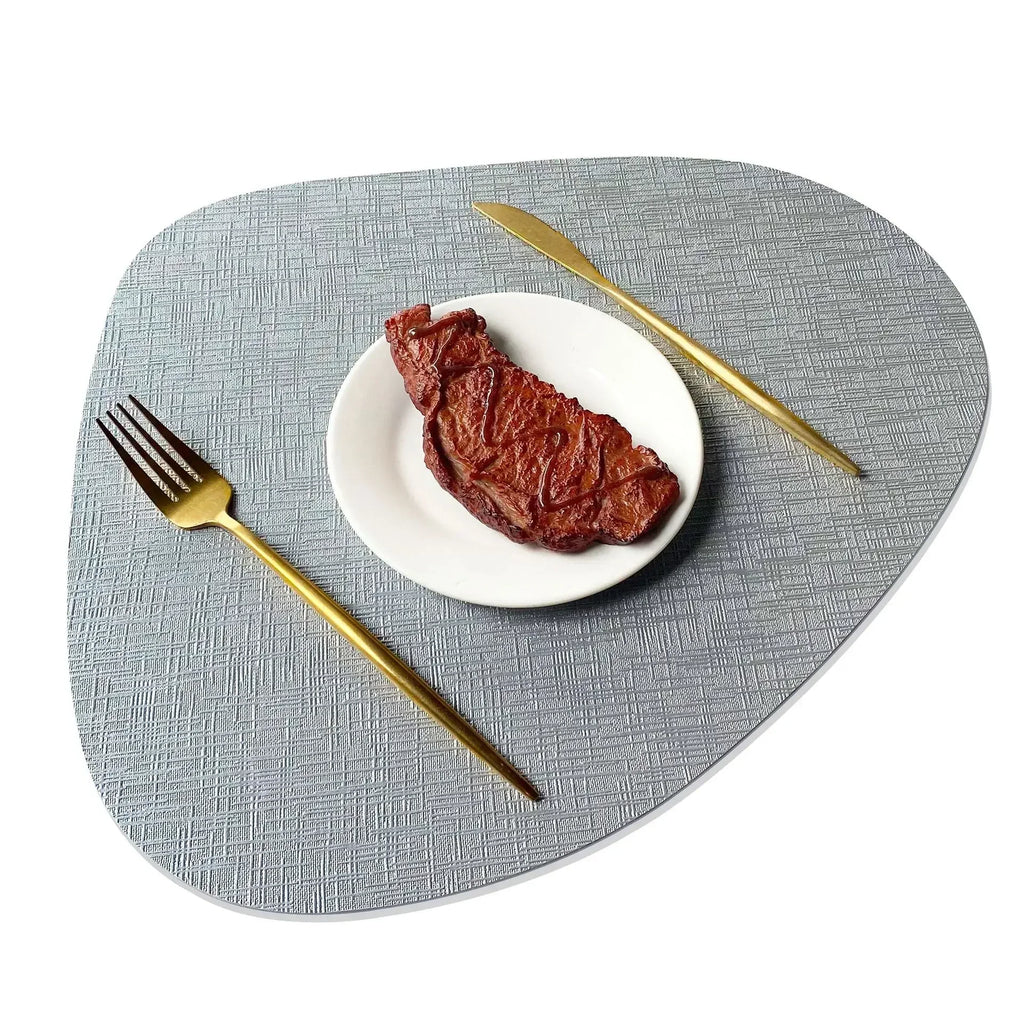 Placemats - Waterproof Metal PVC Non Slip