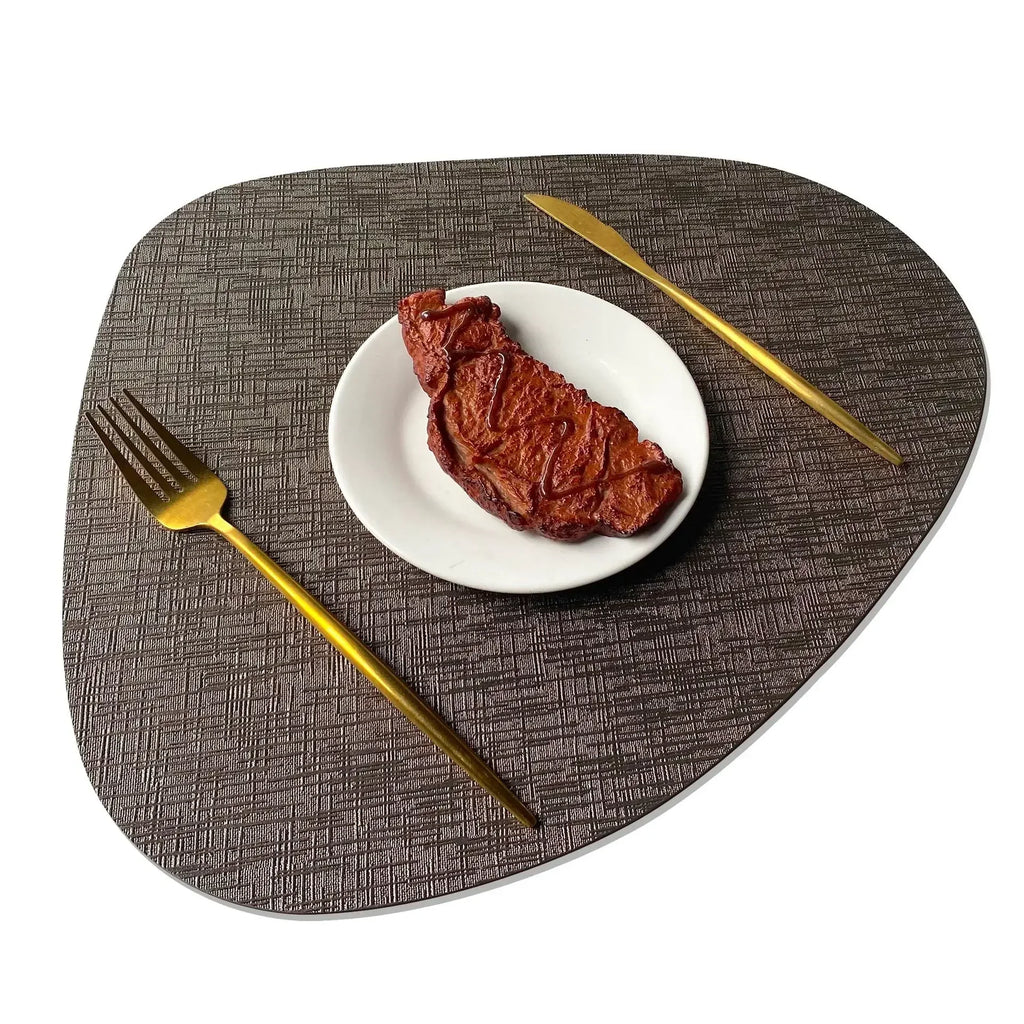 Placemats - Waterproof Metal PVC Non Slip
