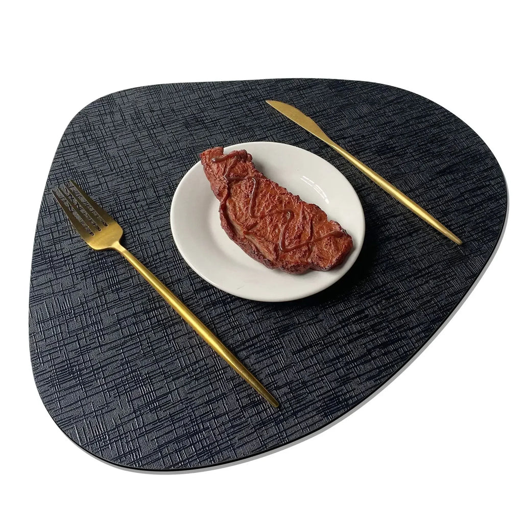 Placemats - Waterproof Metal PVC Non Slip