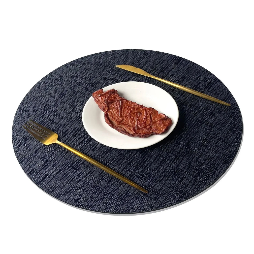 Placemats - Waterproof Metal PVC Non Slip