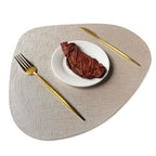 Placemats - Waterproof Metal PVC Non Slip